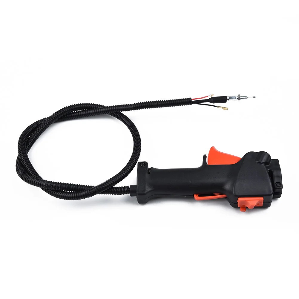 Throttle Control Handle Switch with Trigger Cable for 139/140 Brush Cutter and Trimmer Compatible Part for 26mm Tube