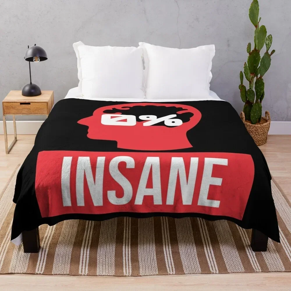 

Phasmophobia Insane Throw Blanket Soft Plush Plaid Vintage Warm Decoratives Blankets