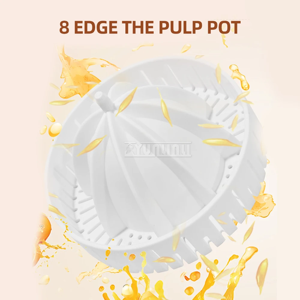 FE003A Double-head Juicer for Orange, Lemon, Grapefruit Slag Juice Separation Fresh Separator Press Machine