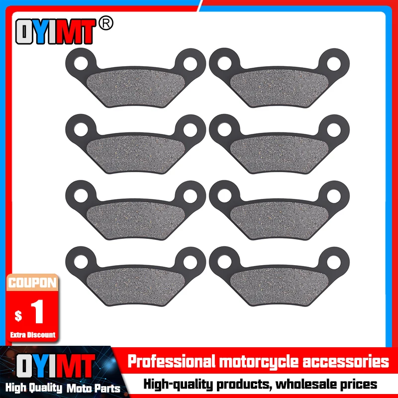 Motorcycle Front & Rear Brake Pads For JCB UTILITY VEHICLES Groundhog Workmax  800 1000 For SIDE X SIDE HPX Gator Diesel Petrol