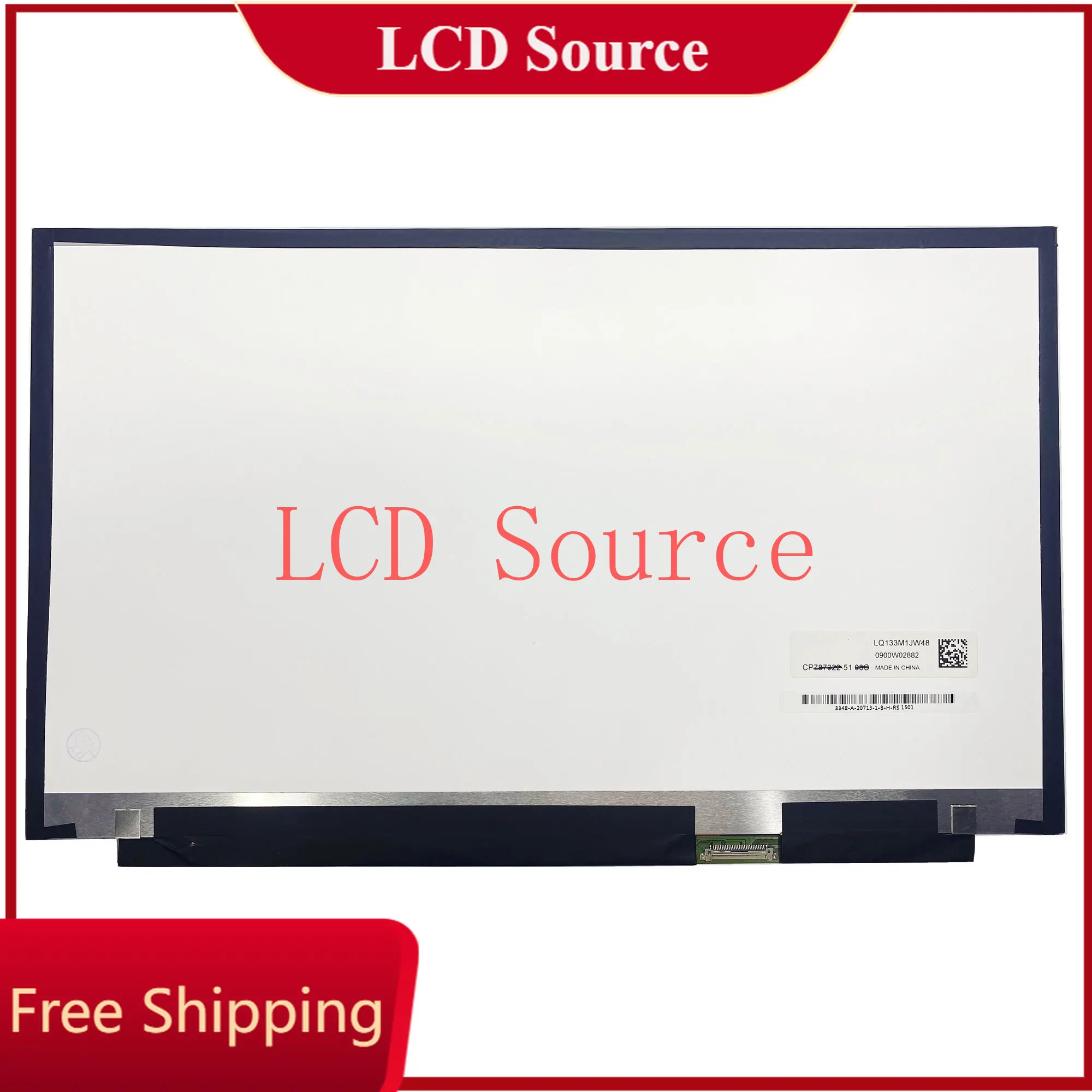 LQ133M1JW48 1920*1080 30PIN For 13.3Inch FHD Laptop LCD Dsiplay Screen IPS Panel Matrix CP787322-51 CP791838-0