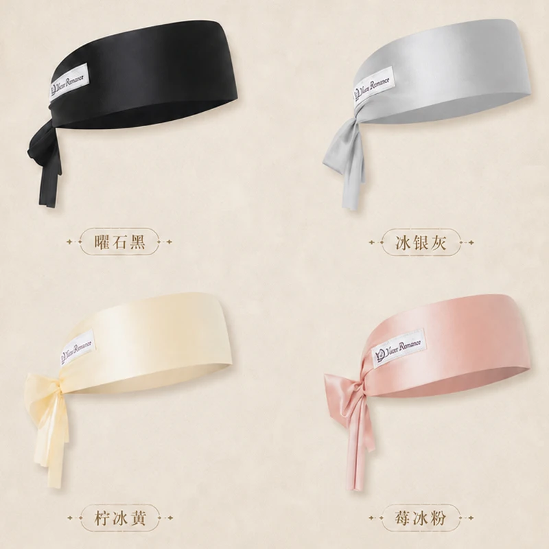 4 Colors Fashion Lain Dance Headband  For Women Samba Chacha Tango Dress Satin Ribbon Accessories Headband Straps Wear  DQS23576