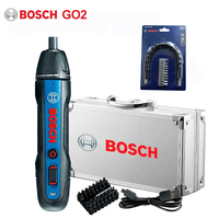 Bosch GO 2 Cordless Electric Screwdriver USB Rechargeable Professional Hand Drill Bits Kits Power Tools Household Maintenance Re