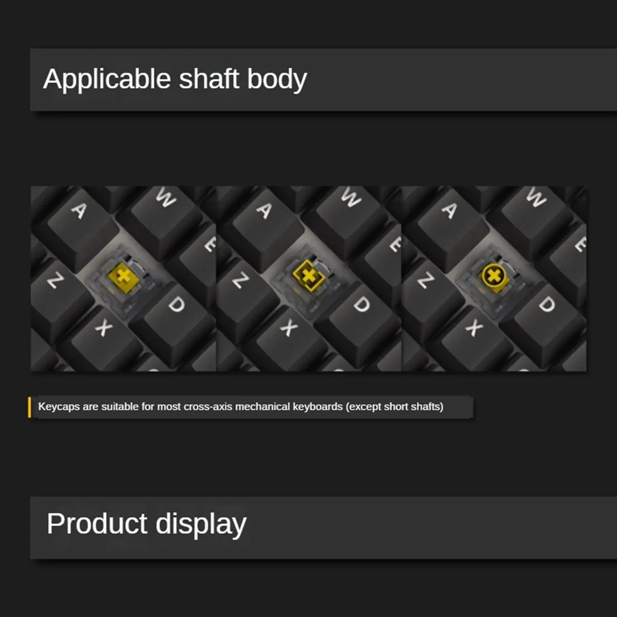 Exclusive 4PCS Keycaps Aluminum Alloy Keycaps Wear-Resistant Keycaps DIY Gaming Keycaps Mechanical Keyboard Keycaps
