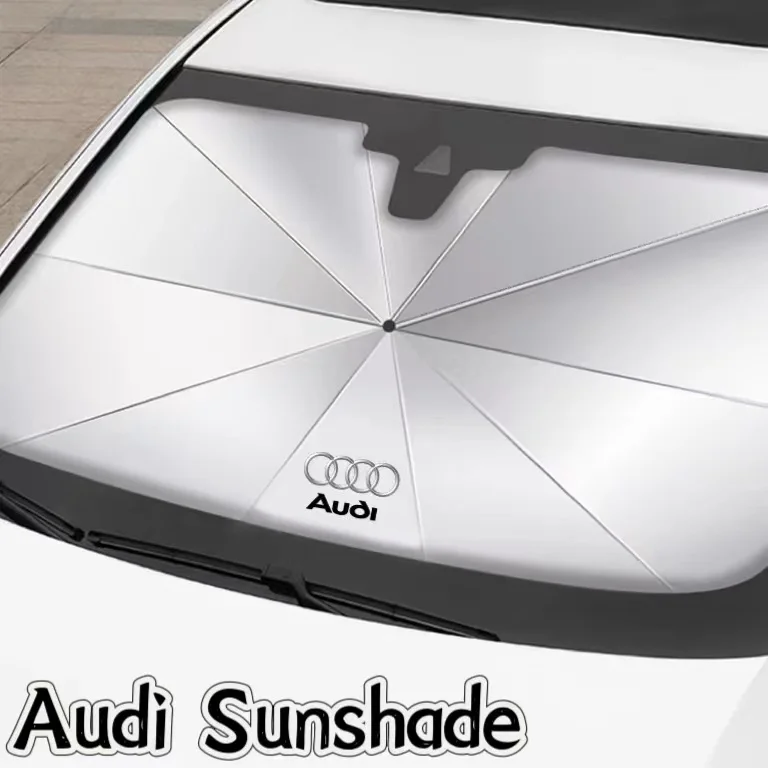 Car Umbrella Front Windshield Sunshade Sun Visor for Audi Q3 Q5 Q5L Q7 Q8 Q2 A4 B6 B7 A6 C5 C6 Q2 A3 A5 A7 A1 Tt Sline Quattro