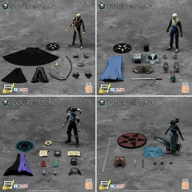 

Boss Fight Studios Court Of The Dead Wave 2 Demithyle / Malavestros / Gallevarbe 1/18 Action Figures In Stock