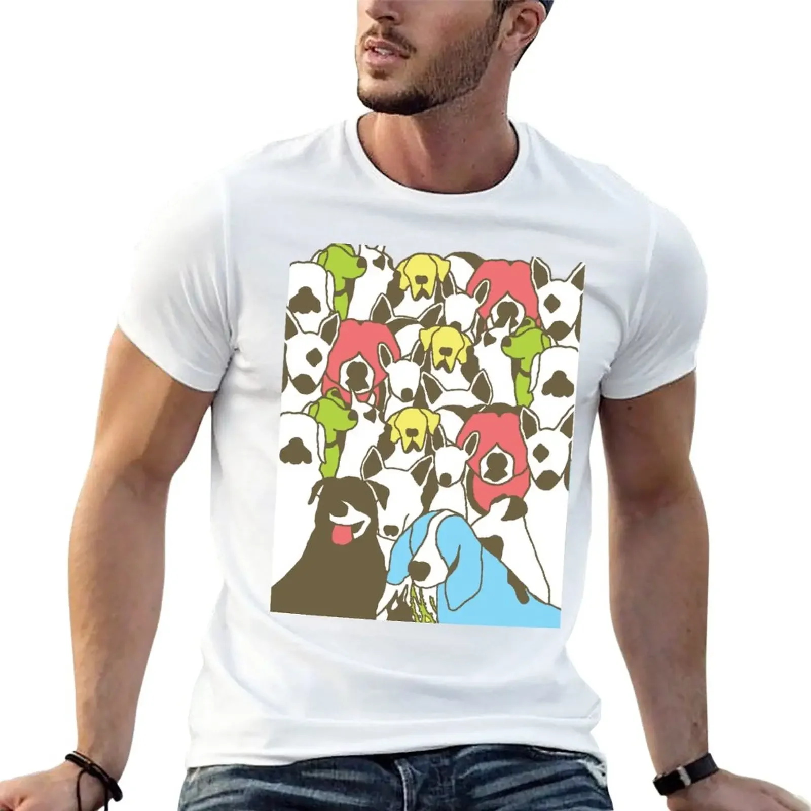 New more dog problems T-Shirt korean fashion tops mens t shirt graphic