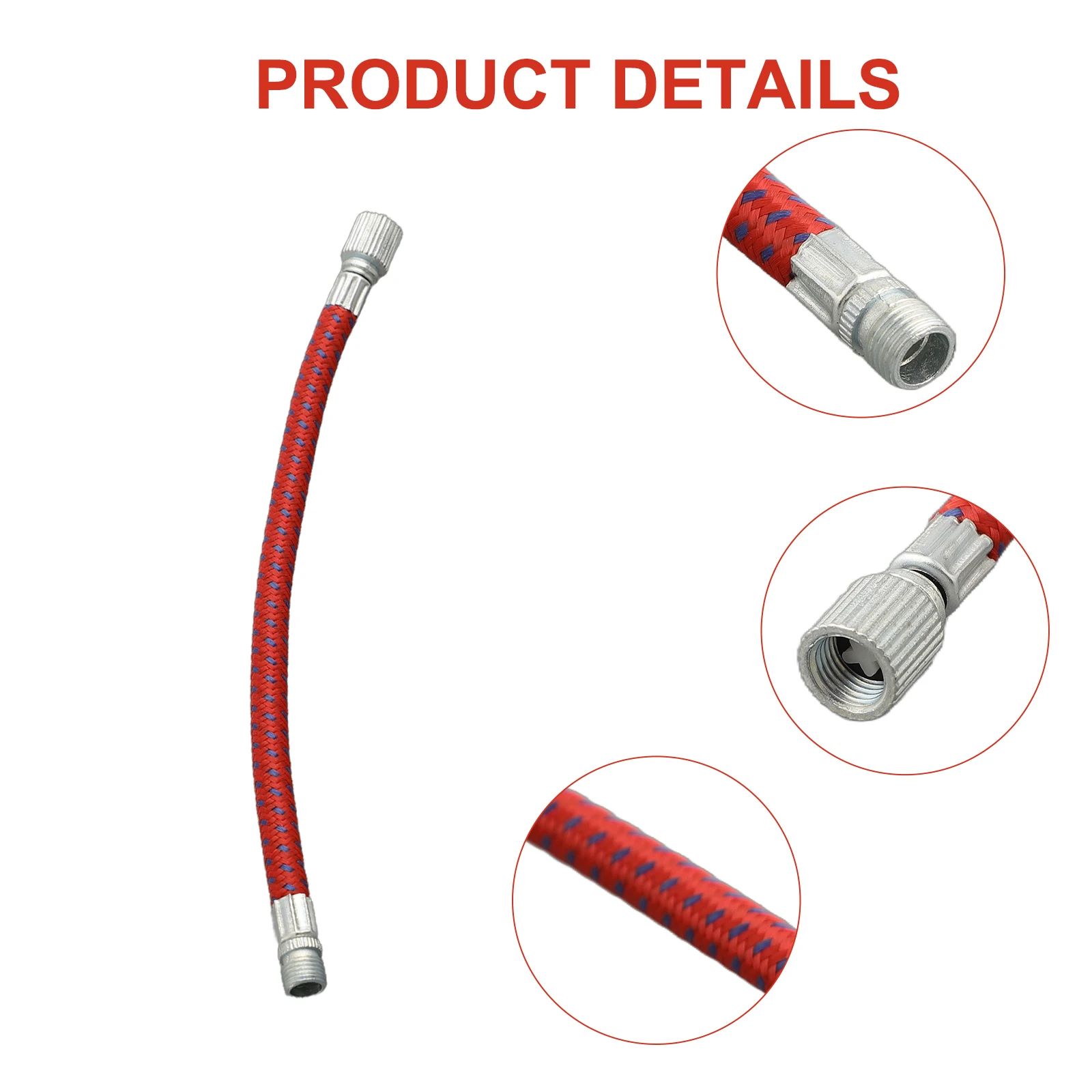 Suitable For Scooters 1*Extensions Hose Anti-slip Bicycle Bicycle Pump Conversion Electric Extended Tube Floor