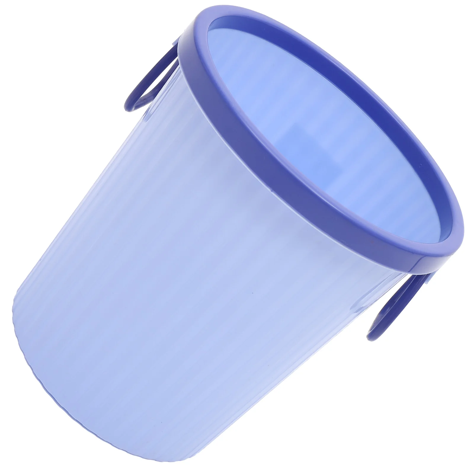 

1pc Trash Bin Waste Container Kitchen Garbage Can Office Use Plastic Recycling Simple Eco Friendly Handheld Design