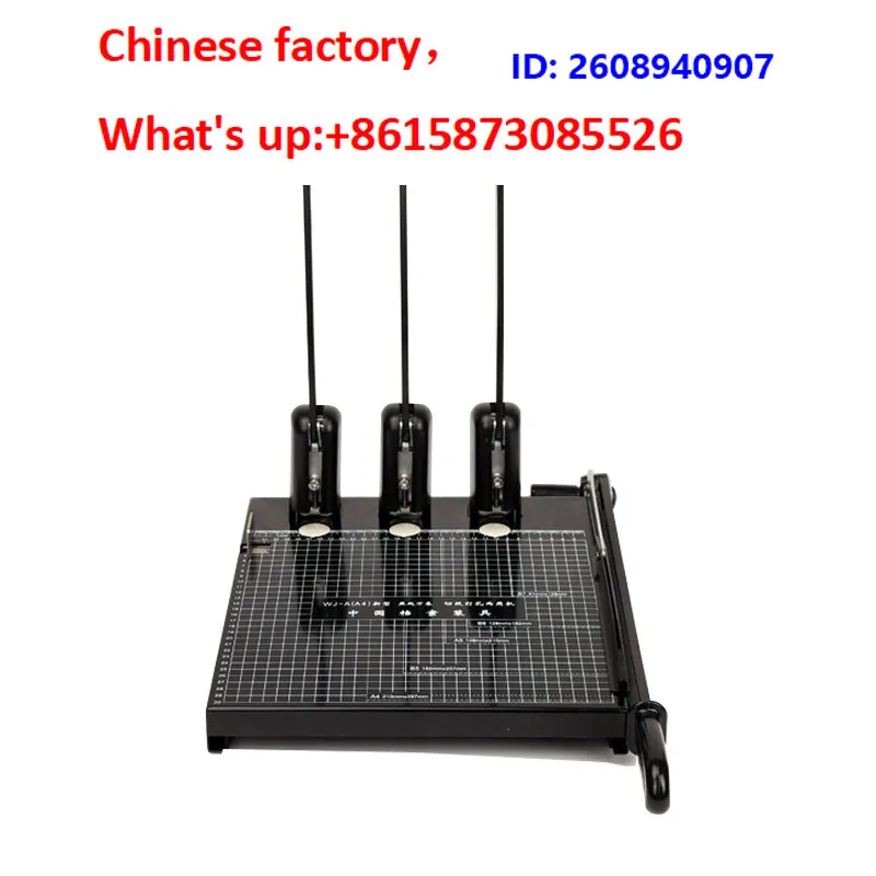 Special punch for personnel files, three-hole punch, dual-purpose punch for file binding