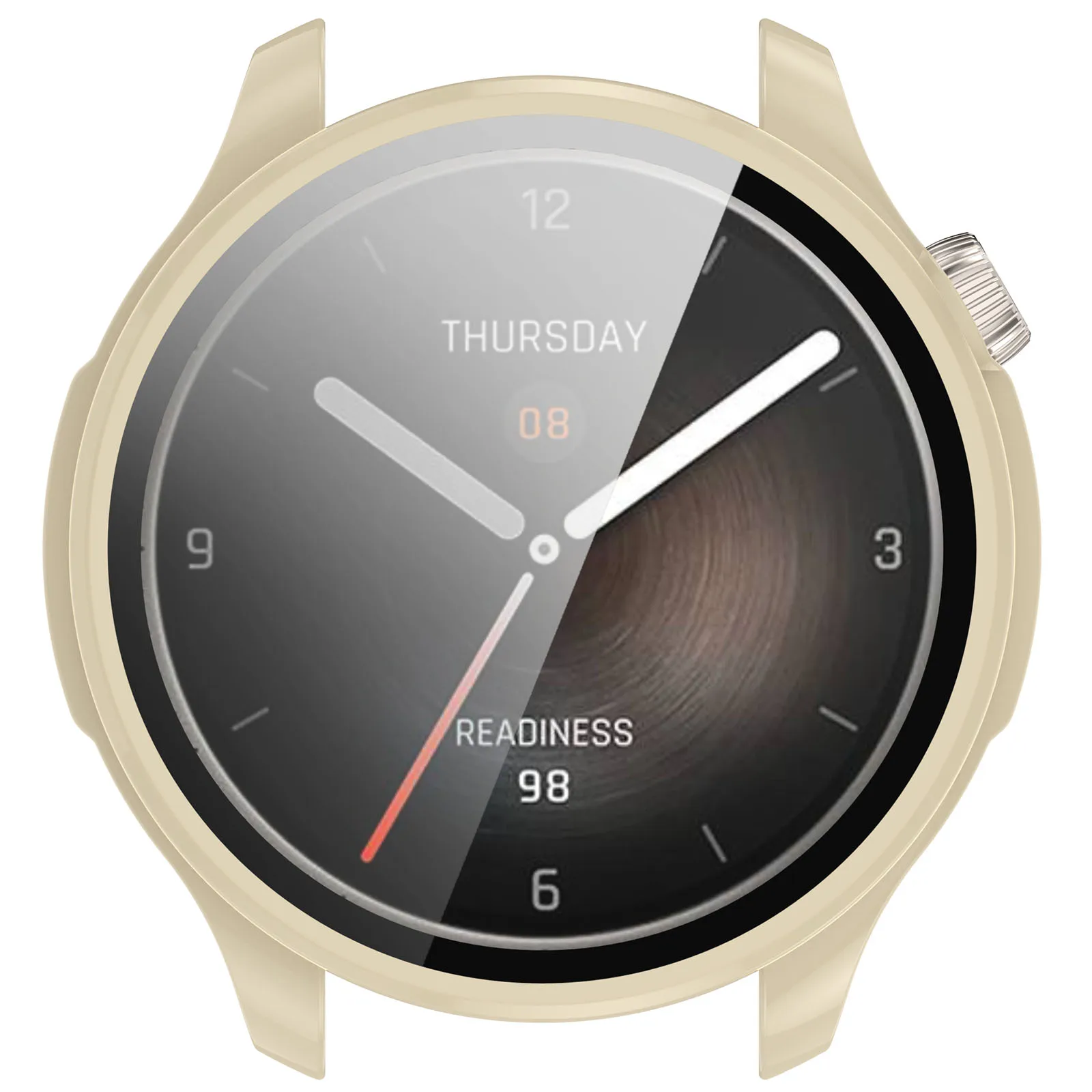 สําหรับ Huami Amazfit BALANCE นาฬิกา 2 IN1 PC Hard Case พร้อมกระจกนิรภัยป้องกันหน้าจอนาฬิกาอุปกรณ์เสริม