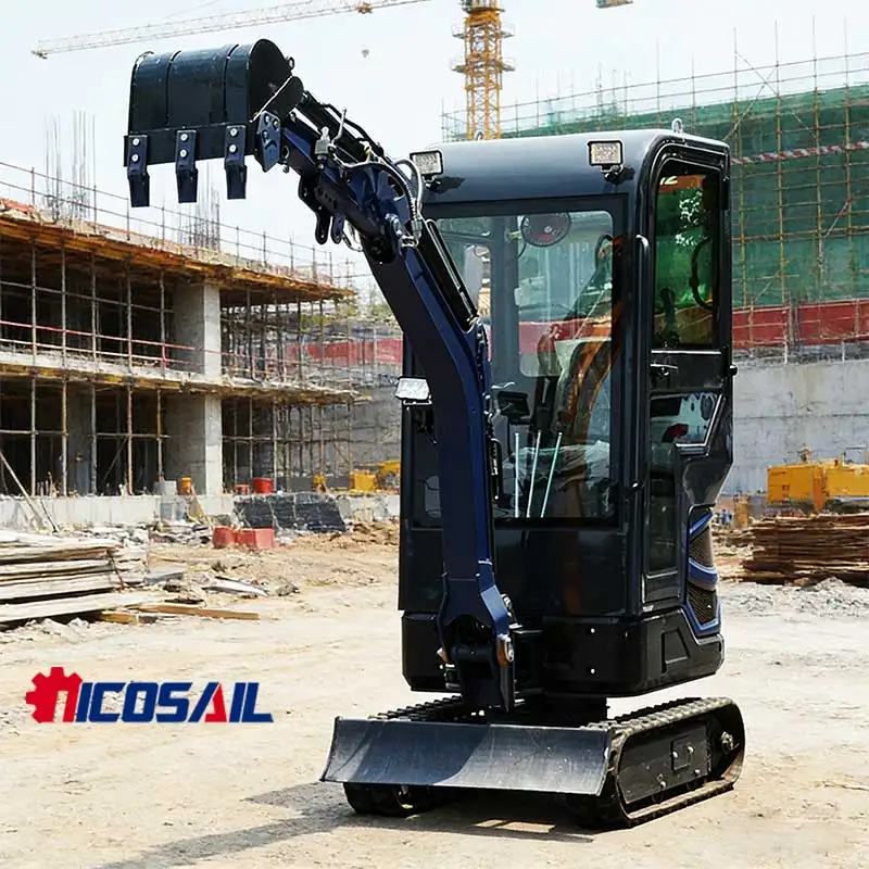 

Компактный универсальный мини-гусеничный экскаватор — одобренный EUR5 для мелких ферм, садов, жилых строительных веществ и животных