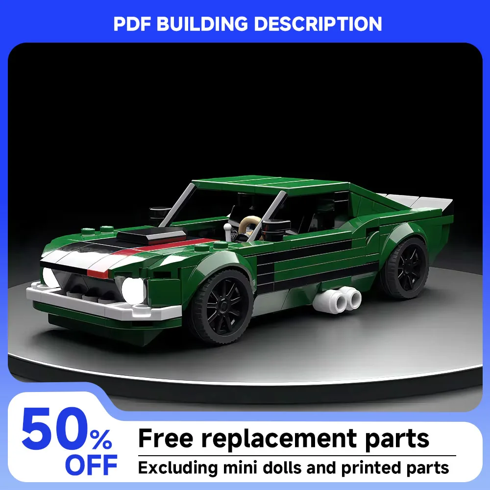 

304PCS MOC Speed ​​Series City Car Famous Sports Car Model Technology Racing Car Building Blocks Creative Children's Toy Gift
