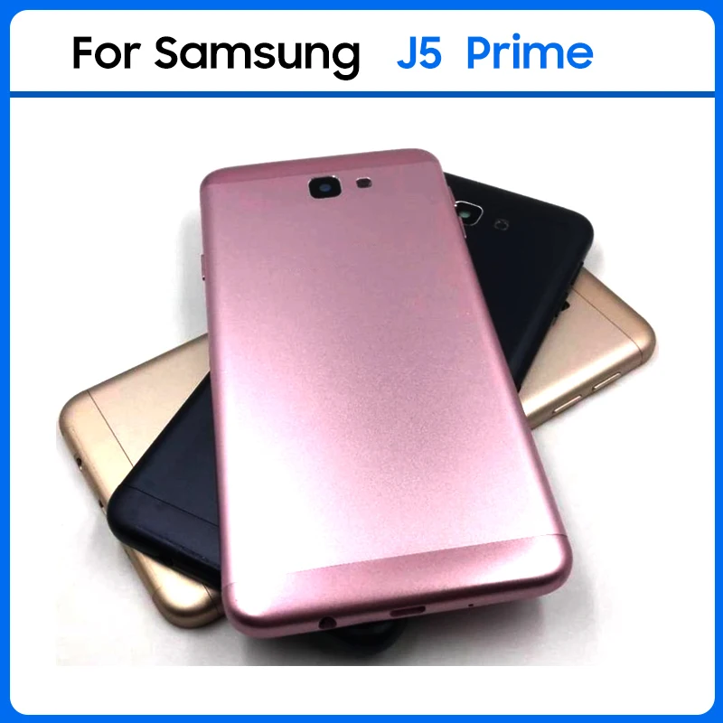 New For Samsung Galaxy J5 Prime ON5 2016 G570 G570K Metal Battery Back Cover Rear Door Shell Chassis Housing Case Replace