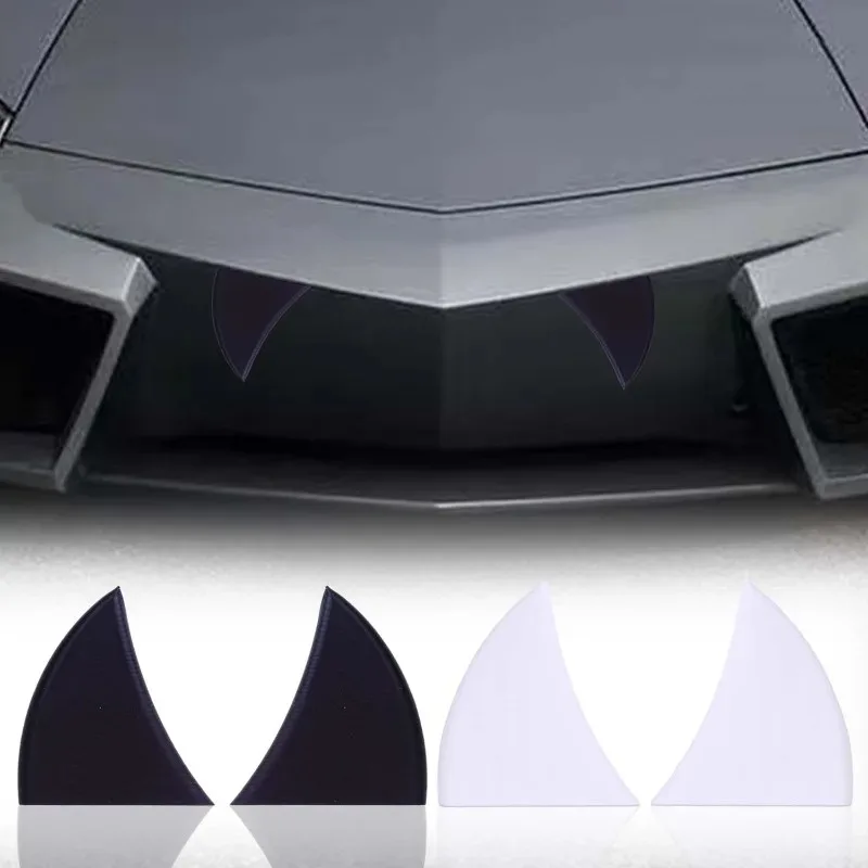 Car Vampire Fangs Bumper Sticker Halloween Decoration 3D Horror Teeth Decal For Auto Truck Spooky Exterior Styling Accessories