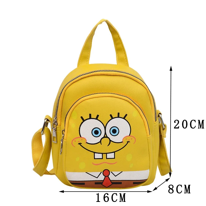 Spongebob Kindergarten School Bags Cute Simplicity Patrick Star Kids Backpack Anime Bags for Girls SquarePants Kawaii Back Pack