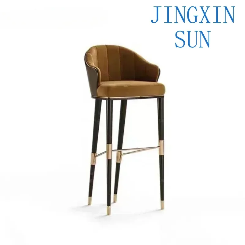 Feature Nordic Bar Chairs Luxury Design Stool Modern Ergonomic Bar Chairs Kitchen Living Room High Barkrukken Furniture