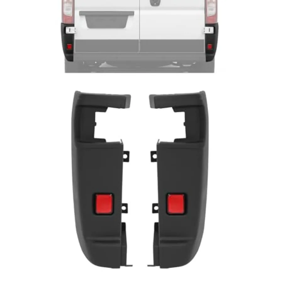 

Rear Bumper Corner Cover Compatible with 20142025 Ram ProMaster 1500 2500 3500 2024 Ram ProMaster EV Driver Passenger Side End