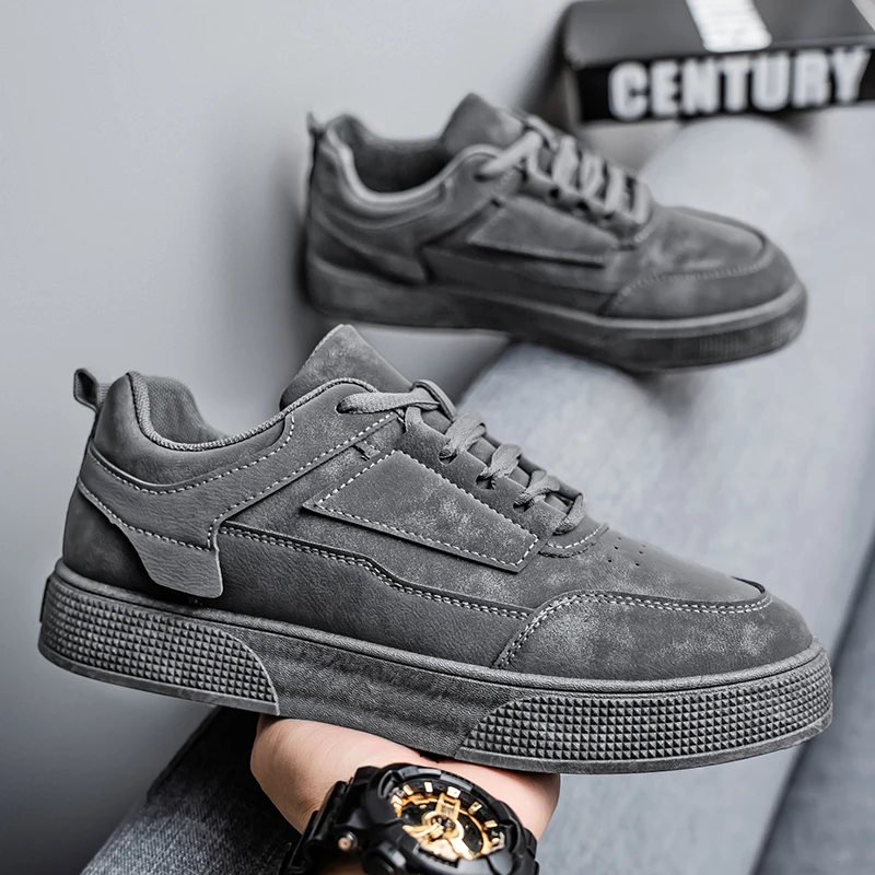 

2025 Men's Flats Shoes Luxury Men's Sneakers Spring Autumn Outdoor Sport Shoes for Men Fashion Vulcanized Shoe