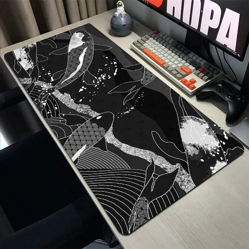 Artist Guitar Mouse Pad Fish Kawaii Desk Mat Gamers Accessories Xxl Mouse Mat Computer Desks Table Cushion Cute Desk Laptop