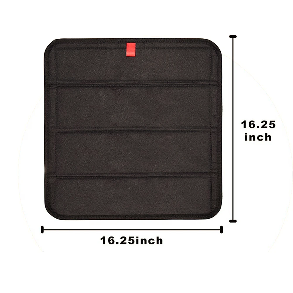 16.25IN*16.25IN Insulated Fan Cover Complete Light Protection Cover Car Curtain Sun Cover Non-Slip Fit Polyester Material