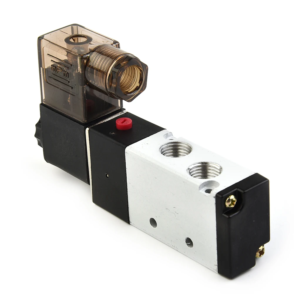 Reliable 4V21008 DC 24V Solenoid Pneumatic Valve 5 Port 2 Position with Muffler Connector for Optimal Performance