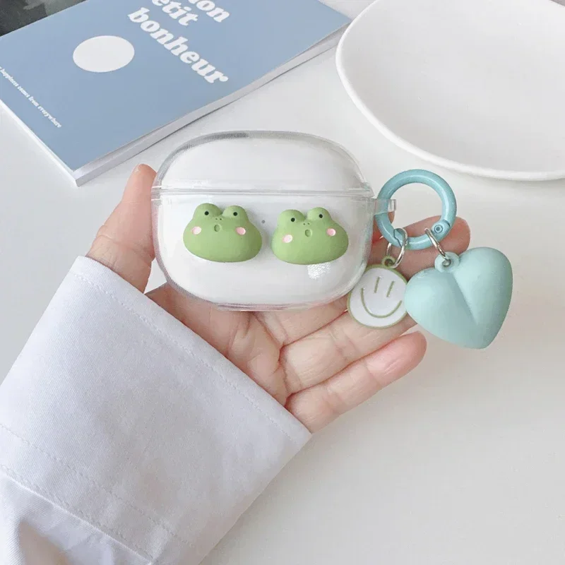 ل Realme Buds T310 حافظة لطيف الدب/الكرتون الحيوان المفاتيح غطاء سيليكون شفاف سماعة غطاء ل Realme T310 غطاء