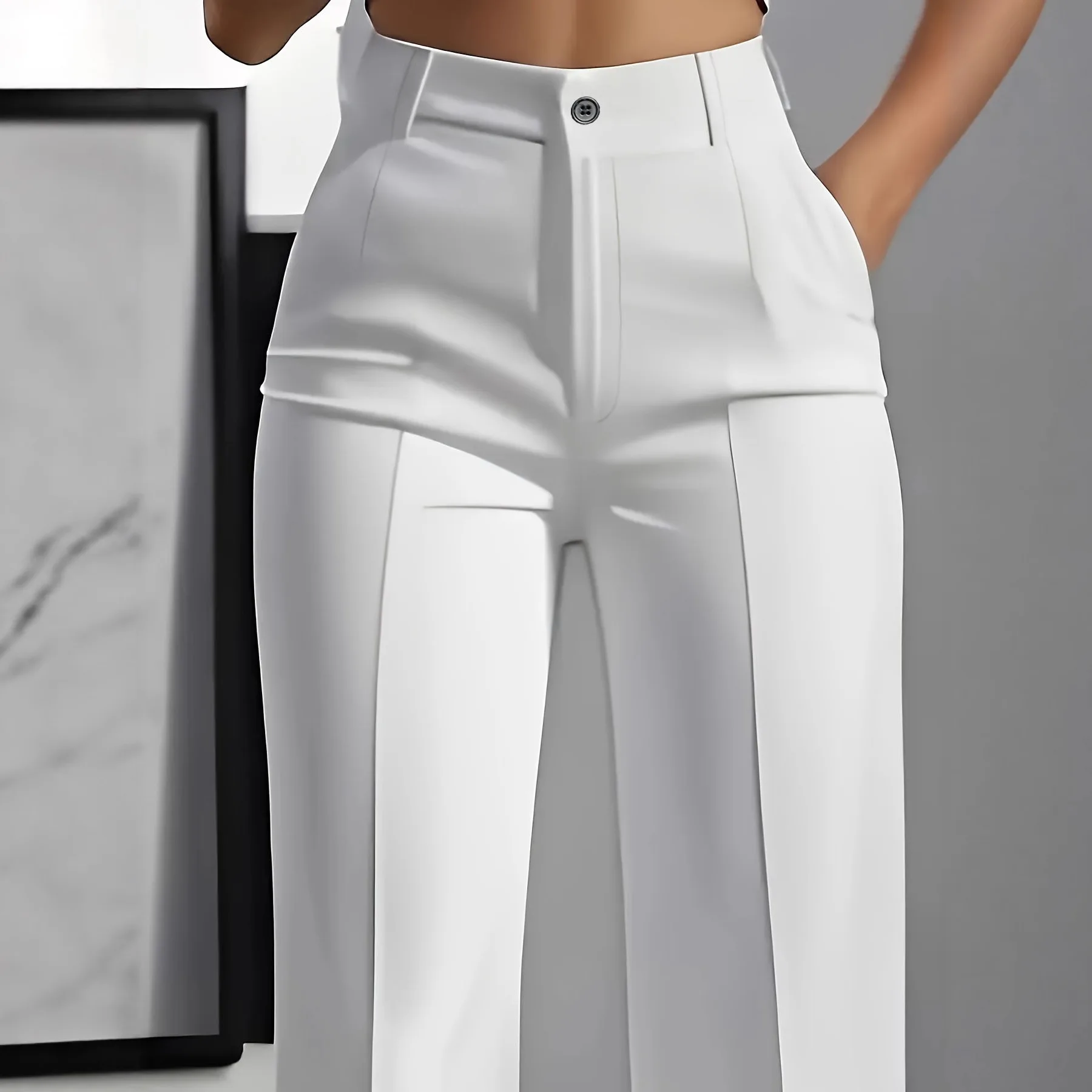 Thumbnail 4 - #8 Trending Faux Leather Trousers Right Now