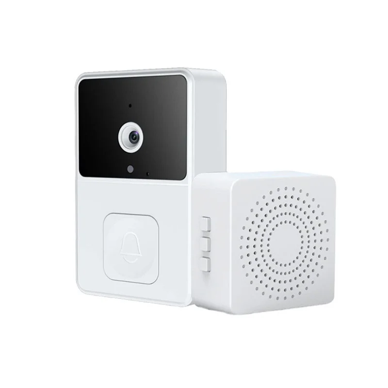 SQPP-Video Kit campanello intelligente wireless Videocitofono WiFi Videocitofono Visione notturna Audio bidirezionale Archiviazione cloud Campanello di sicurezza
