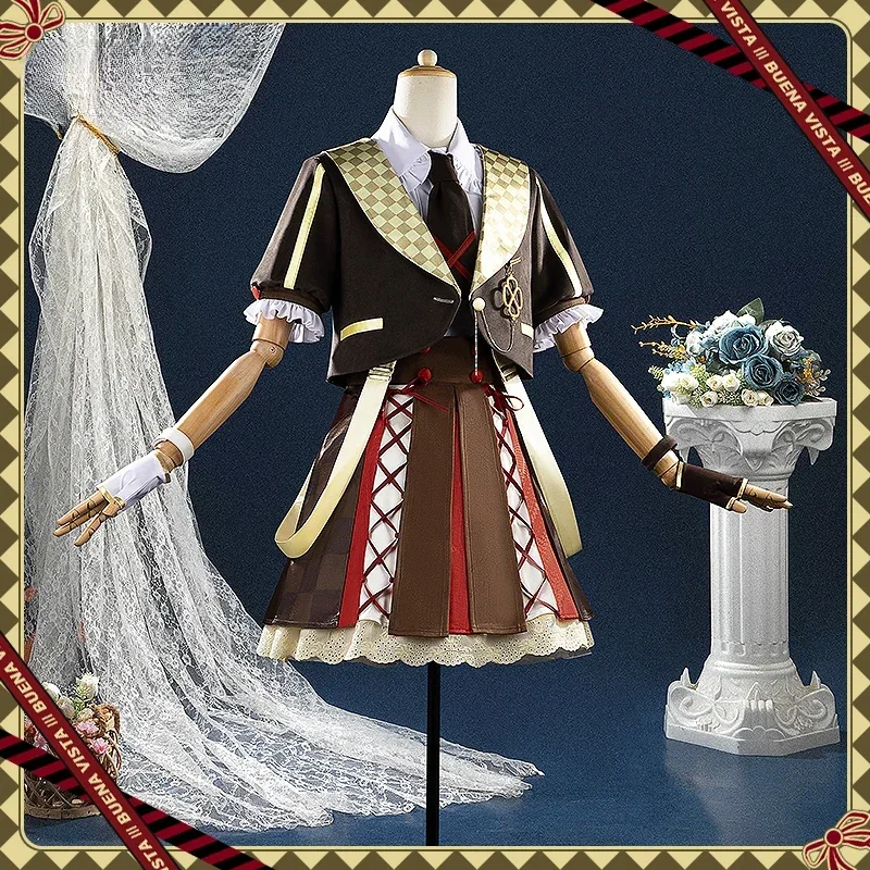 COSSUN [مخصص] أزياء ديربي الجميلة كوس بوينا فيستا فوز أو تفقد أزياء تنكرية لعبة موحدة ملابس لعب الأدوار من القماش