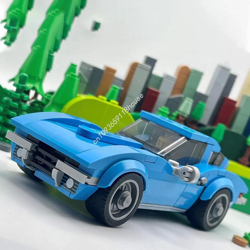 

196pcs MOC Supercar C2 City Champions Birthday Building Blocks Master Series Collector Edition Model Christmas Gift
