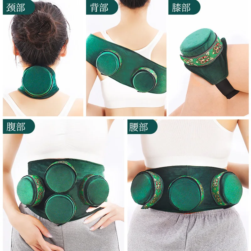 Smokeless Moxibustion Bag Using Superior Cotton Iron Burner Wormwood Herb Stick Smoke Filter Combustor Warm Acupoint Meridian