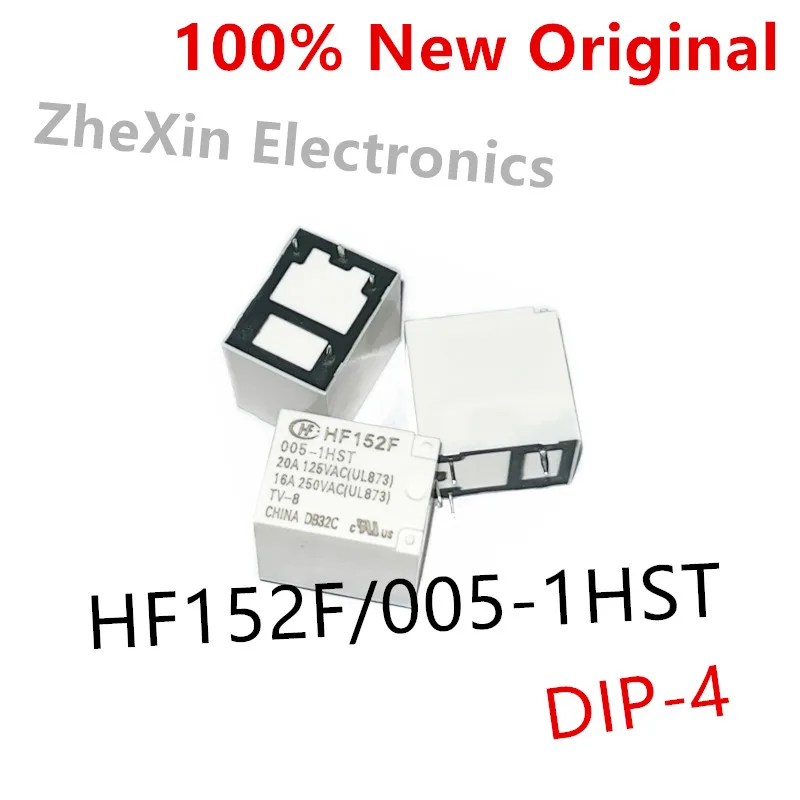 10PCS/Lot  HF152F/012-1HST 、HF152F/024-1HST 、HF152F/005-1HST  DIP-4  New Original Power Relay   HF152F-012-1HST 、HF152F-024-1HST