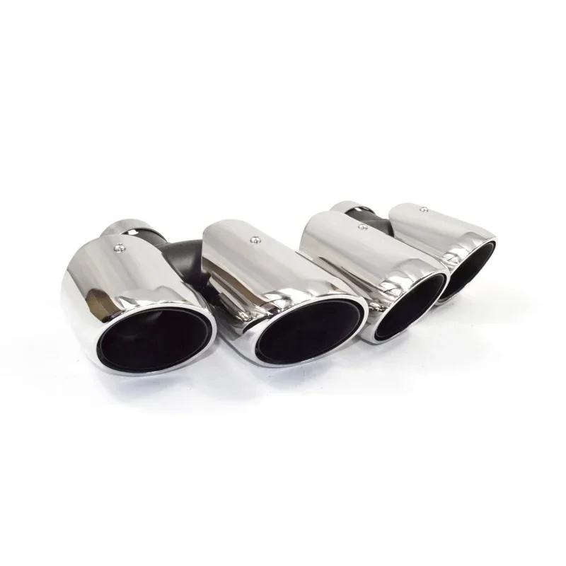 S Type Uitlaat 2014-2018 Zilver Zwart Macan Uitlaat Tip voor Porsche Benzine Auto Originele Uitlaatpijp Veranderd Vier tip