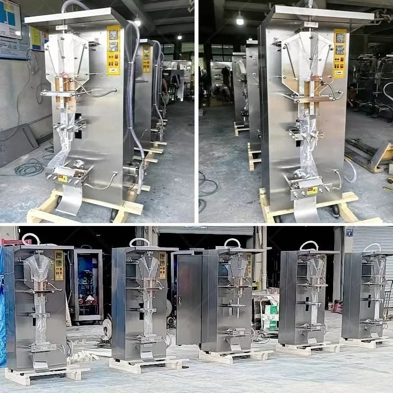 Customized Automatic Liquid Sachet Packing Machine With Water Treatment System For Milk Pure Water Packaging Equipment