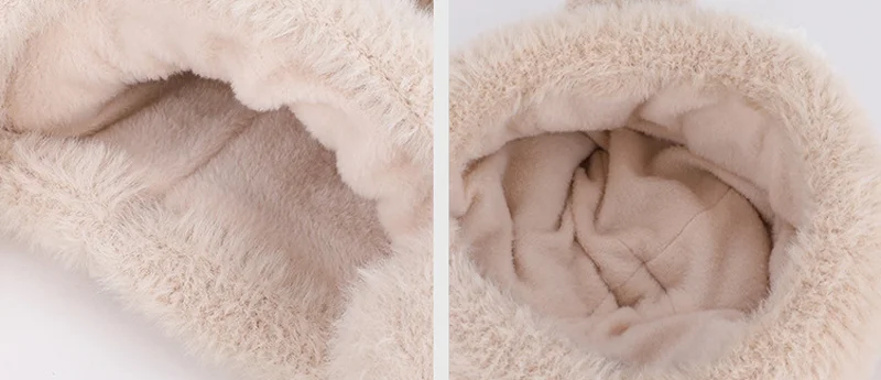 2025 Winter 1pc Neue kinder Balaclava Hut Plüsch Dicke Warme Neck Schal Spielen Im Freien Für Kaltes Wetter winter Warm Halten – Detail 7