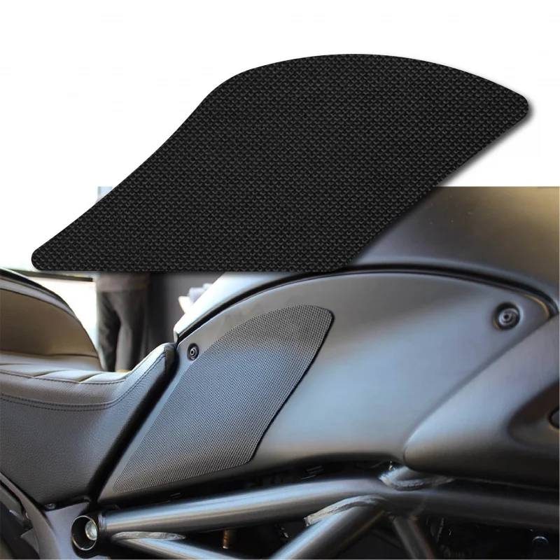 

For DUCATI DIAVEL 2011-2018 3M Self Adhesive Silicone Non-SlipTank Pads Traction Grips 3D Rubber