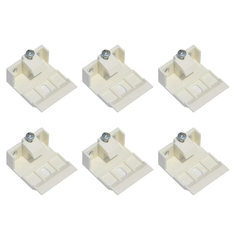 6Pcs Shade Brackets for Easy Installation of Cellular and Honeycombs Blinds 601A