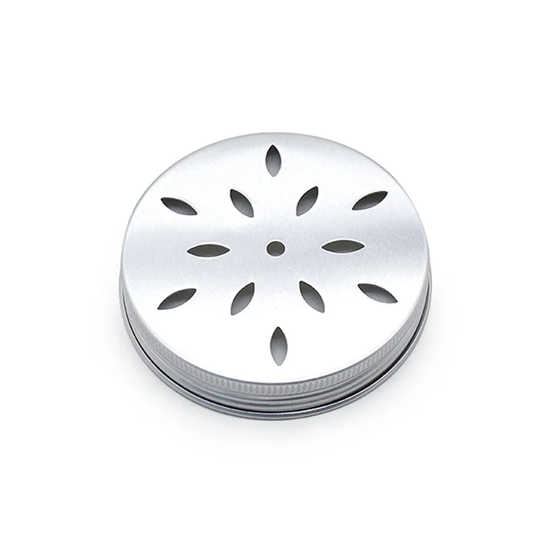 200 PCS 68*25 มม.60ml รอบโลหะดีบุกกล่อง Air Freshener Hair WAX อลูมิเนียมดีบุก Jars คอนเทนเนอร์ Hollowed OUT สกรูฝาปิด