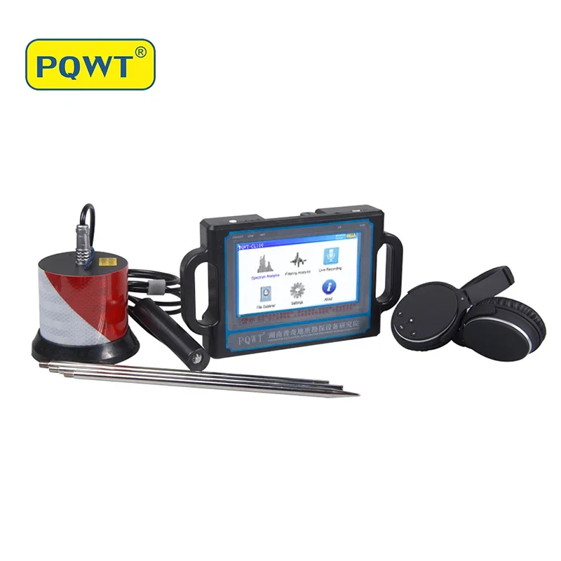 

PQWT CL200 Plumbing Tools Outdoor Underground Water Pipe Leak Detector Device