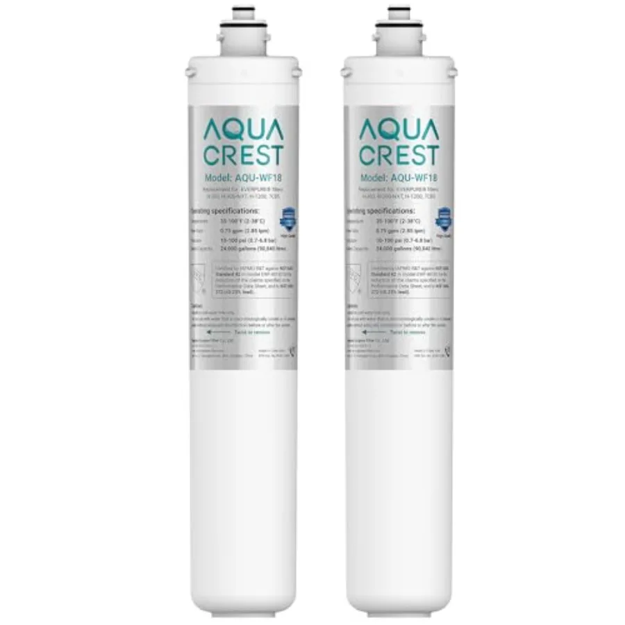

AQUACREST H-300 Under Sink Water Filter Replacement Cartridge for Everpure H-300 H-300-NXT 7CB5 EV9270-71 EV9270-72 EV9618-11 E