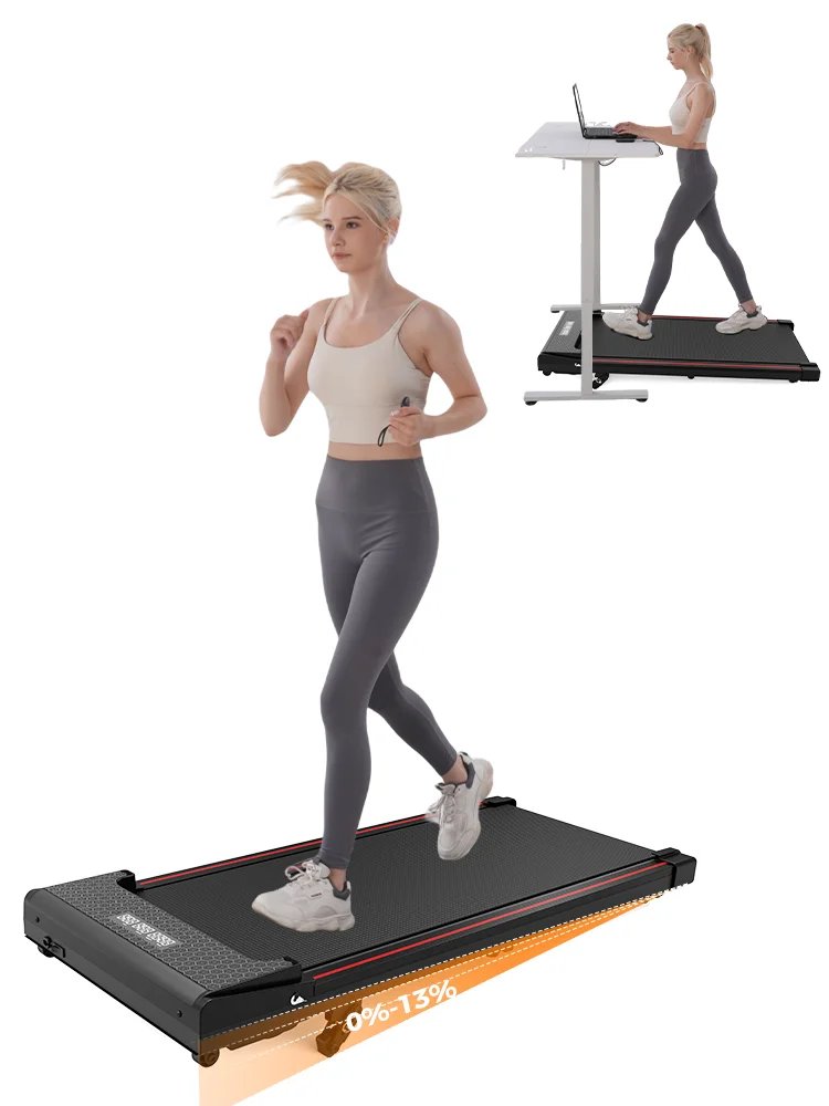 CITYSPORTS PRO Tapis de Course, Tapis de Marche Inclinable, Tapis de marche avec inclinaison à 13 %, tapis roulant compact pour la maison et le bureau, à faible bruit, facile à déplacer et au magasin,