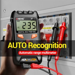 ANENG M113 Automatic Professional Digital Multimeter 1999 Counts Auto AC/DC Votage Tester Ohm Current Ammeter Detector Tool