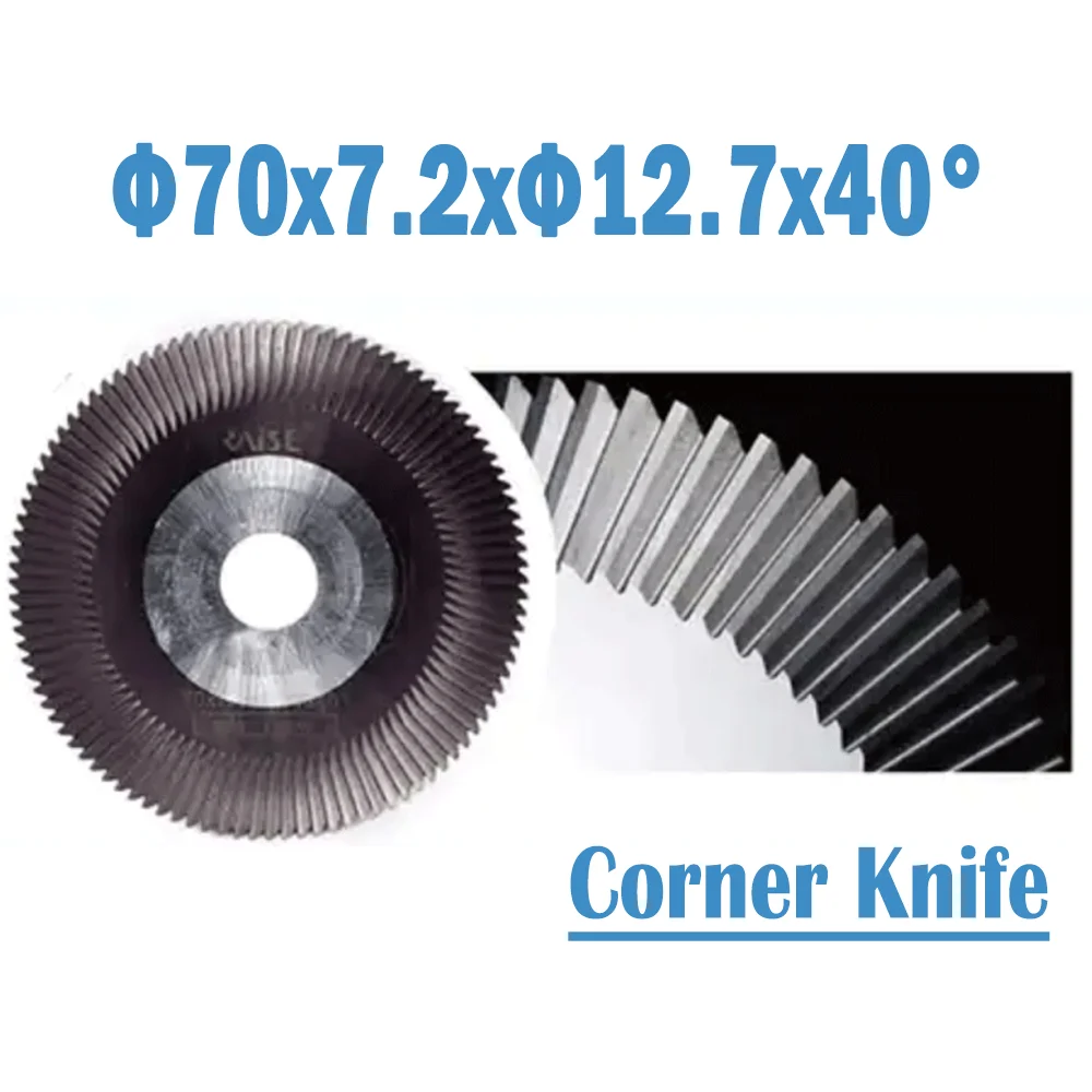 Φ70x7.2xΦ12.7x40° Key Machine Cutter HSS M35 Corner Knife Angle Miling Cutter For 530A