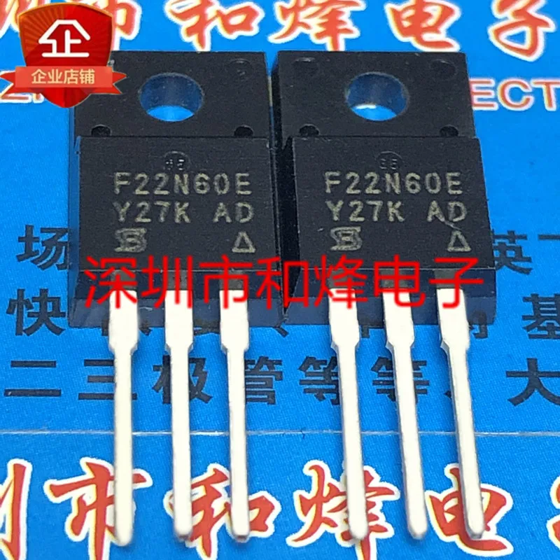 5PCS-10PCS F22N60E SIHF22N60E-E3 TO-220F 600V 20A ORIGINAL ON STOCK