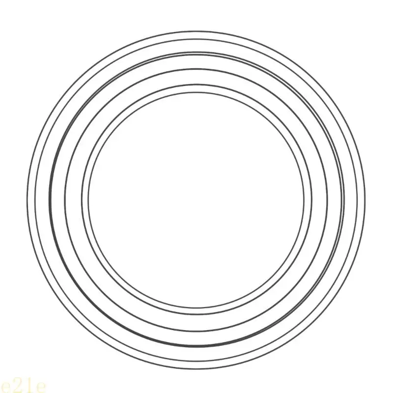 

E21E 20pcs Square Rubber Belts for Recording Devices and Video Drive Rubber Belt