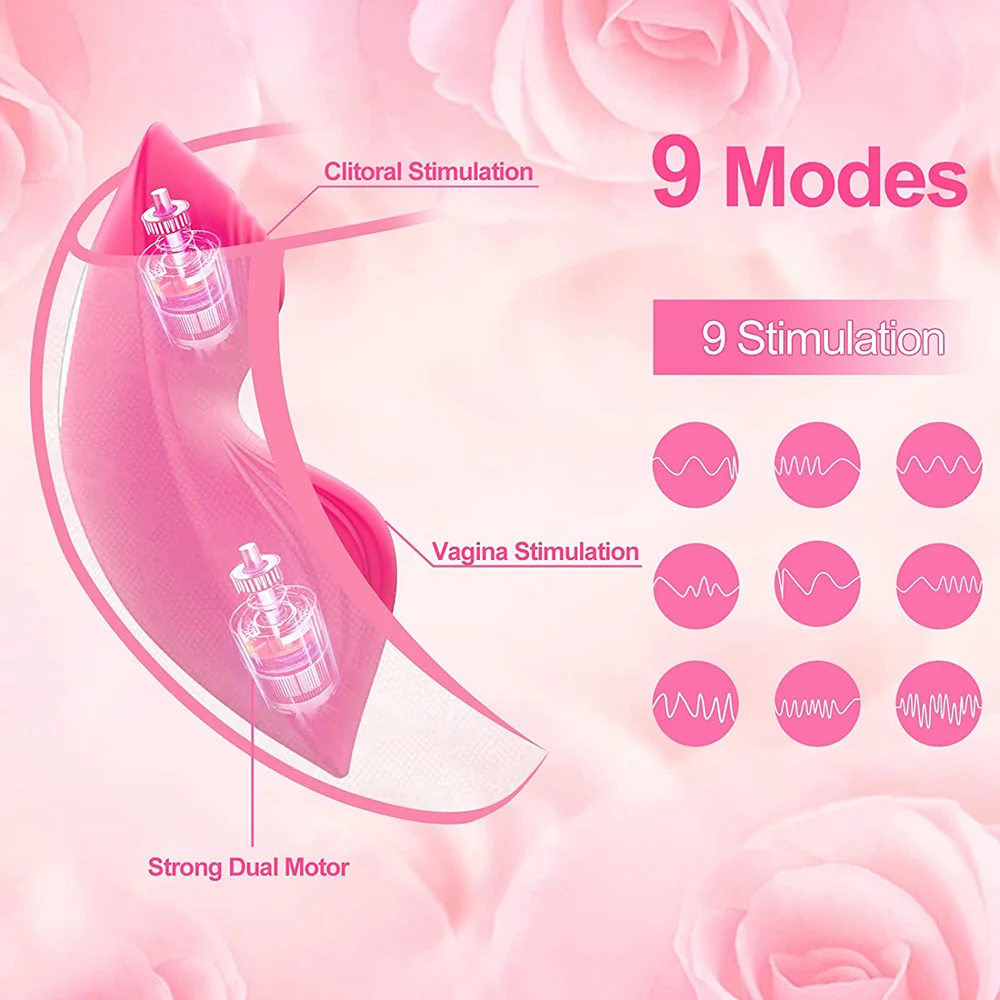 Wearable Butterfly Vibrator for Clitoris Woman Panty Vibrators Clit Massager G-spot Dildo Vibrating Wireless APP Remote Sex Toys