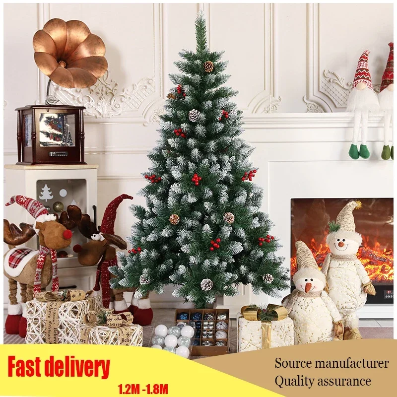 

Christmas Supplies 120-300 cm Simulation Pine Needle Encryption Christmas Tree for Christmas Home Decoration and Mall Decorate