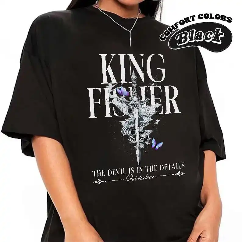 Kingfisher Shirt, Fantasy Bookish T-Shirt, Callie Hart Shirt, Saeris Fane Kingfisher Inspired