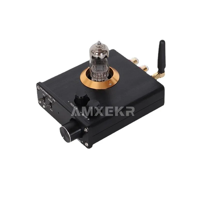 

PJ. Miaolai A8 Household Desk Computer Fever HiFi Power Amplifier Bluetooth 5.0 Tube Amplifier Bass Adjustment